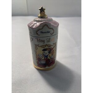 Walt Disney Spice Jar Collection Pinocchio Bay Leaf  1995 Lenox Porcelain